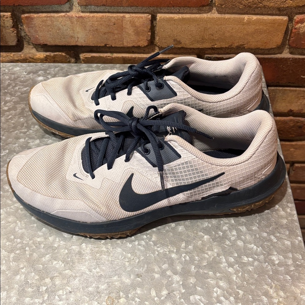 Nike Blue & White Athletic Shoes varsity